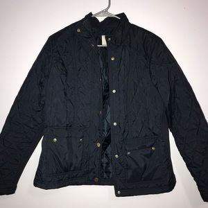 Navy Puffer Jacket
